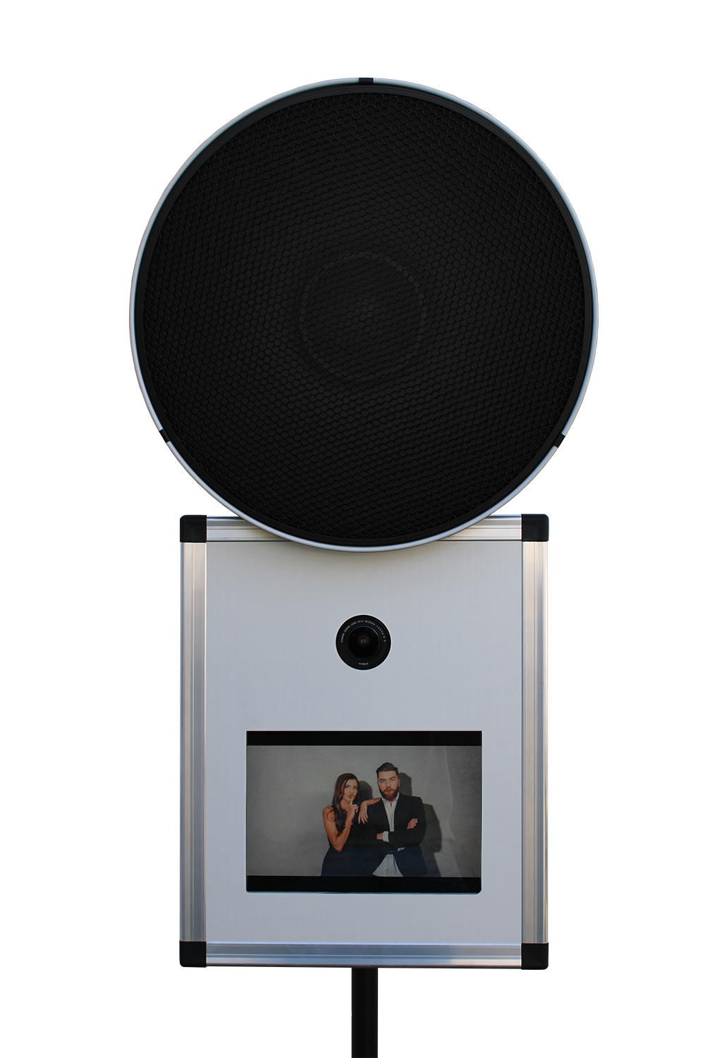 Professionelle Fotobox frontal
